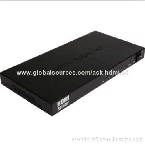 1.4v 3D 4kx2k 1x8 HDMI video and audio amplifier splitter